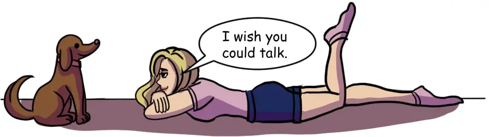 I wish you could talk