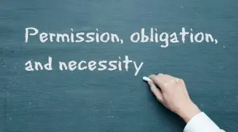Permission, obligation, and necessity